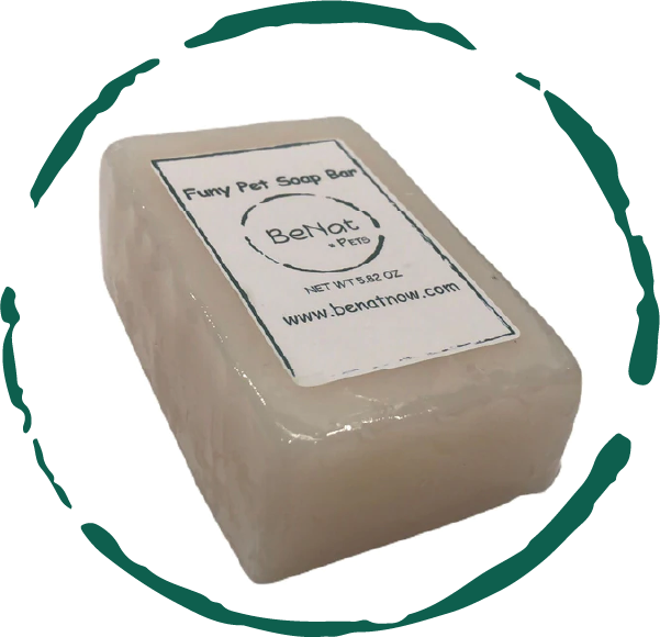 BeNat Pets. All-Natural Furry Pet Soap Bar. 5.8 oz. BeNat