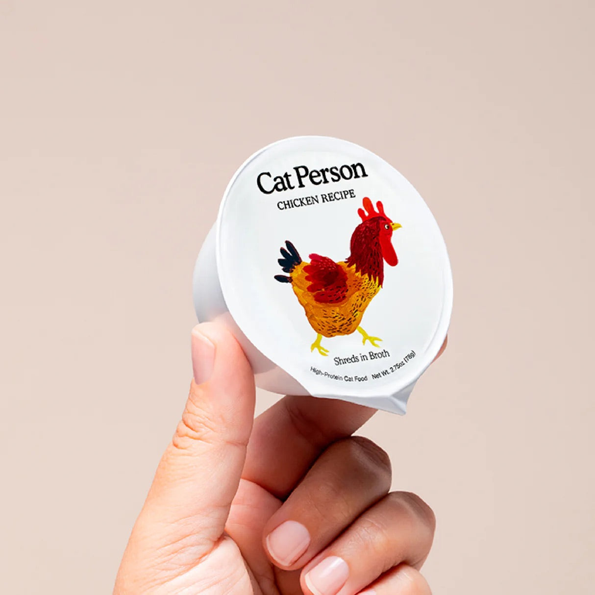 Cat Person Cat Shredded Chicken In Broth 2.75oz The Family Pet