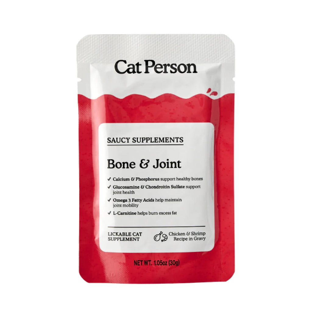 Cat Person Cat Supplement Bone & Joint Chicken 1.05oz Pouch The Family Pet
