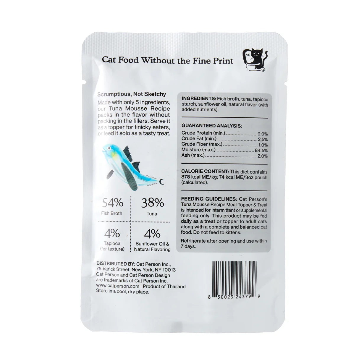 Cat Person Cat Mousse Tuna 3oz Pouch The Family Pet