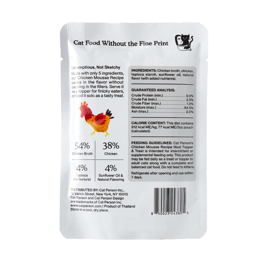 Cat Person Cat Mousse Chicken 3oz Pouch The Family Pet