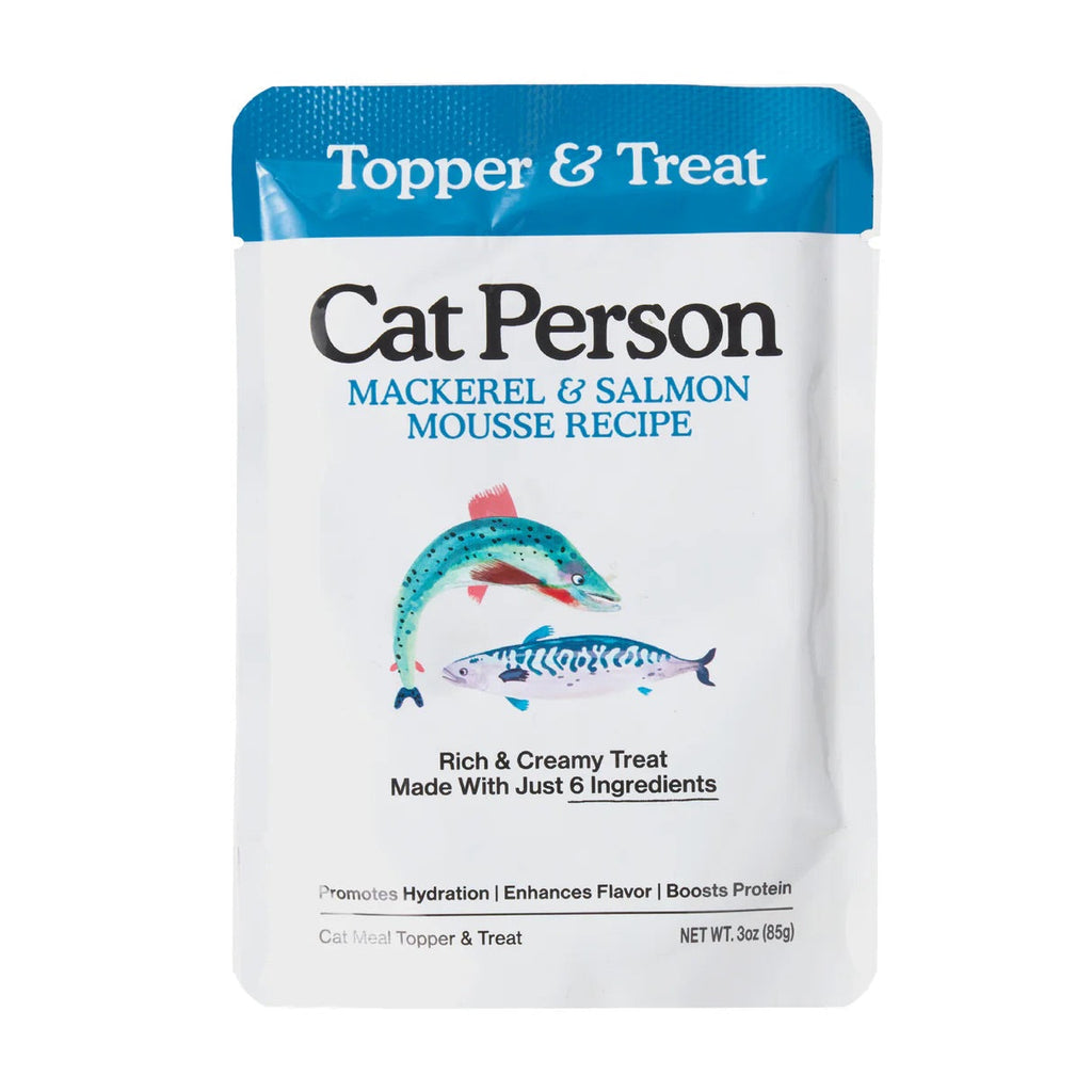 Cat Person Cat Mousse Mackerel & Salmon 3oz Pouch The Family Pet