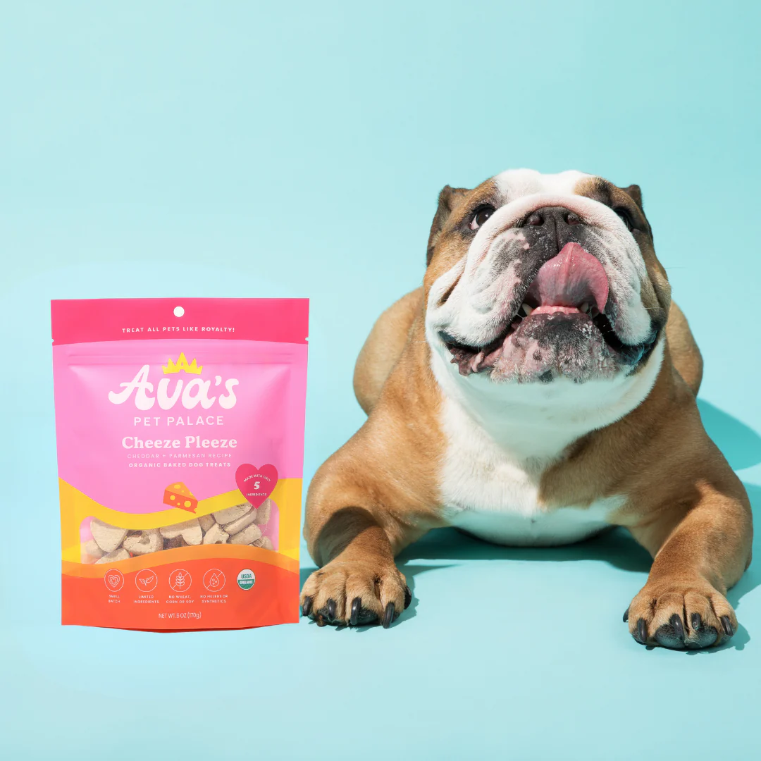 Ava's Pet Palace Organic Baked Dog Treats - Cheeze Pleeze (6 oz) / 2-Pack American Pet Supplies