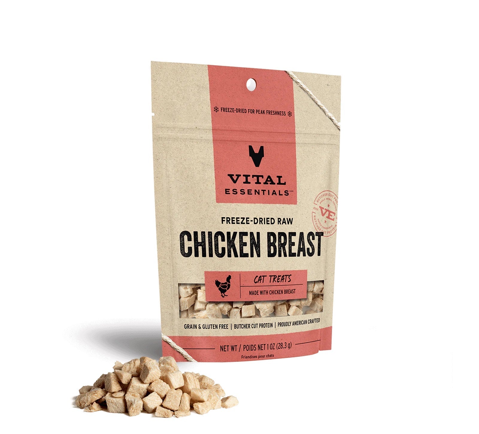 Chicken Breast Cat Treats by Vital Essentials -Freeze Dried