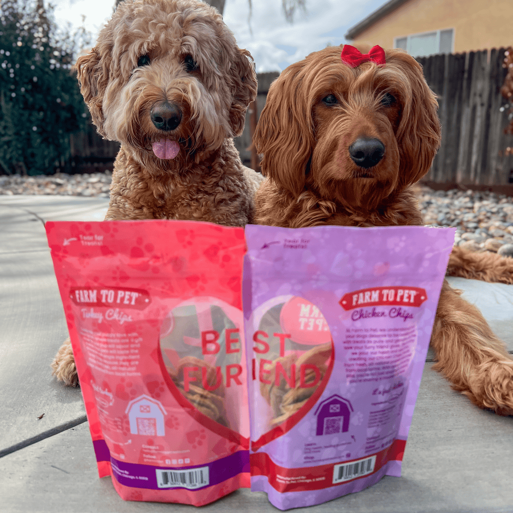 Single Ingredient Puppy Love Dog Treat Duo | Poultry Chip Variety Pack Farm To Pet