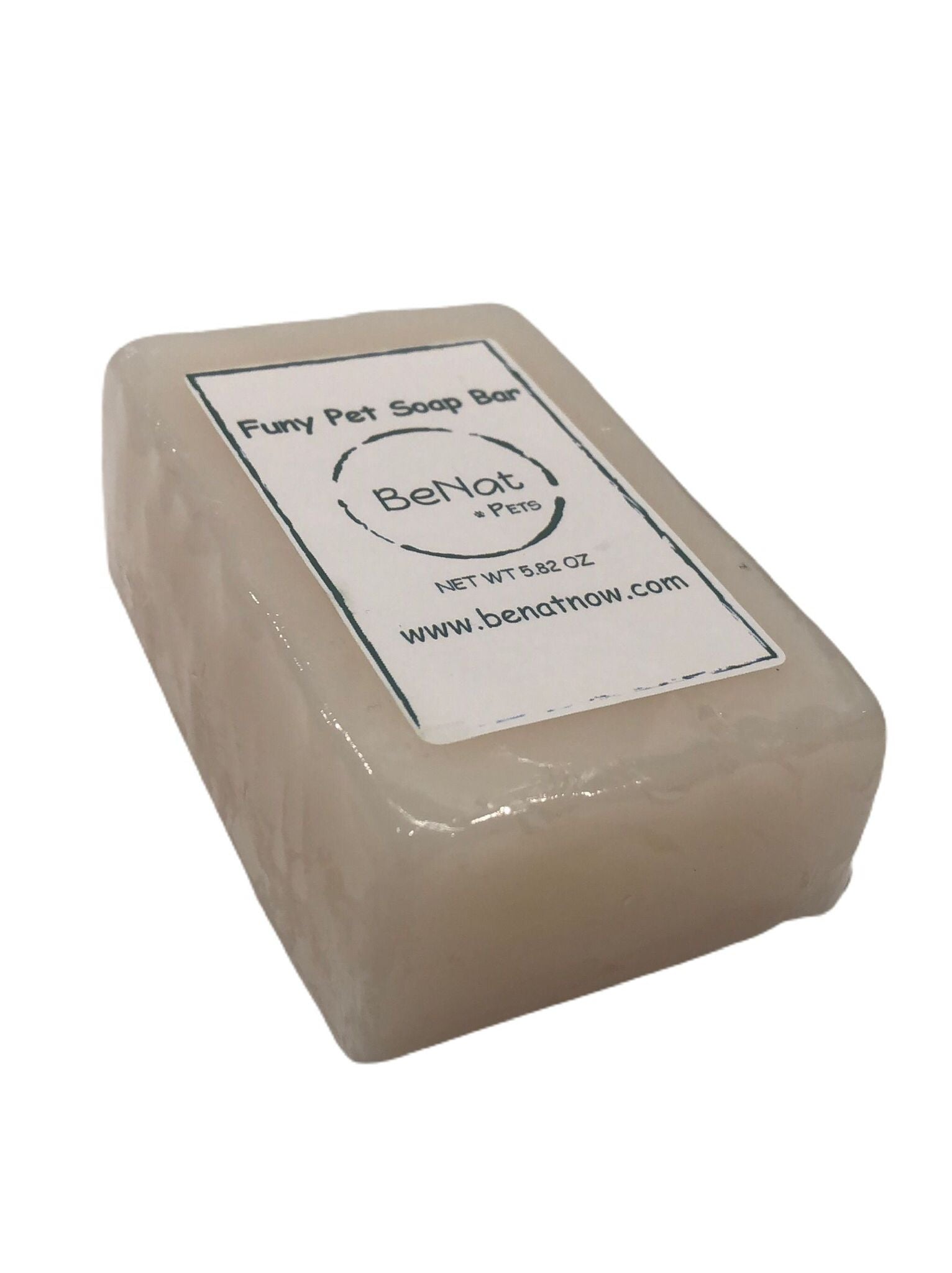 BeNat Pets. All-Natural Furry Pet Soap Bar. 5.8 oz. BeNat