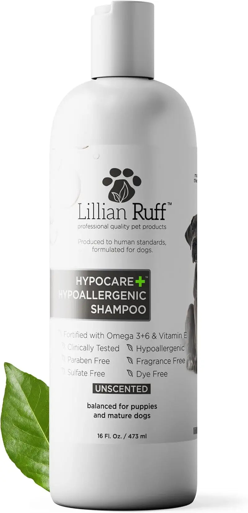 Lillian Ruff HypoCare+ Hypoallergenic Oatmeal Dog Shampoo & Conditioner Set