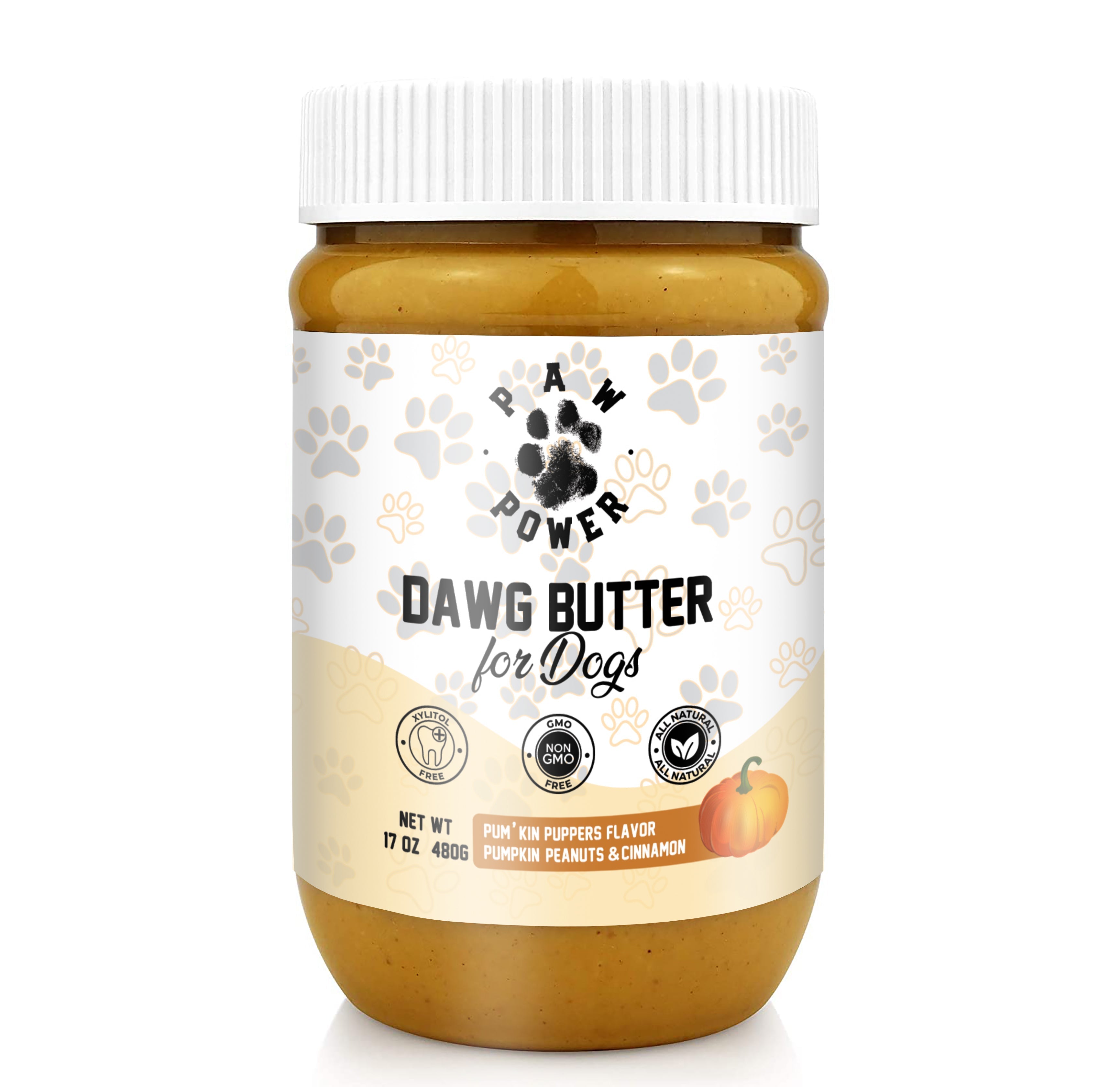 Dawg Butter Pum'kin Puppers Flavor Paw Power Nutrition