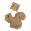 Rustic Jute Squirrel Dog Chew Toy – Non-Toxic & Safe, Soft & Gentle