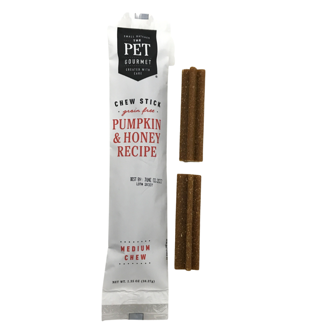 Pumpkin & Honey Chew Sticks The Pet Gourmet®