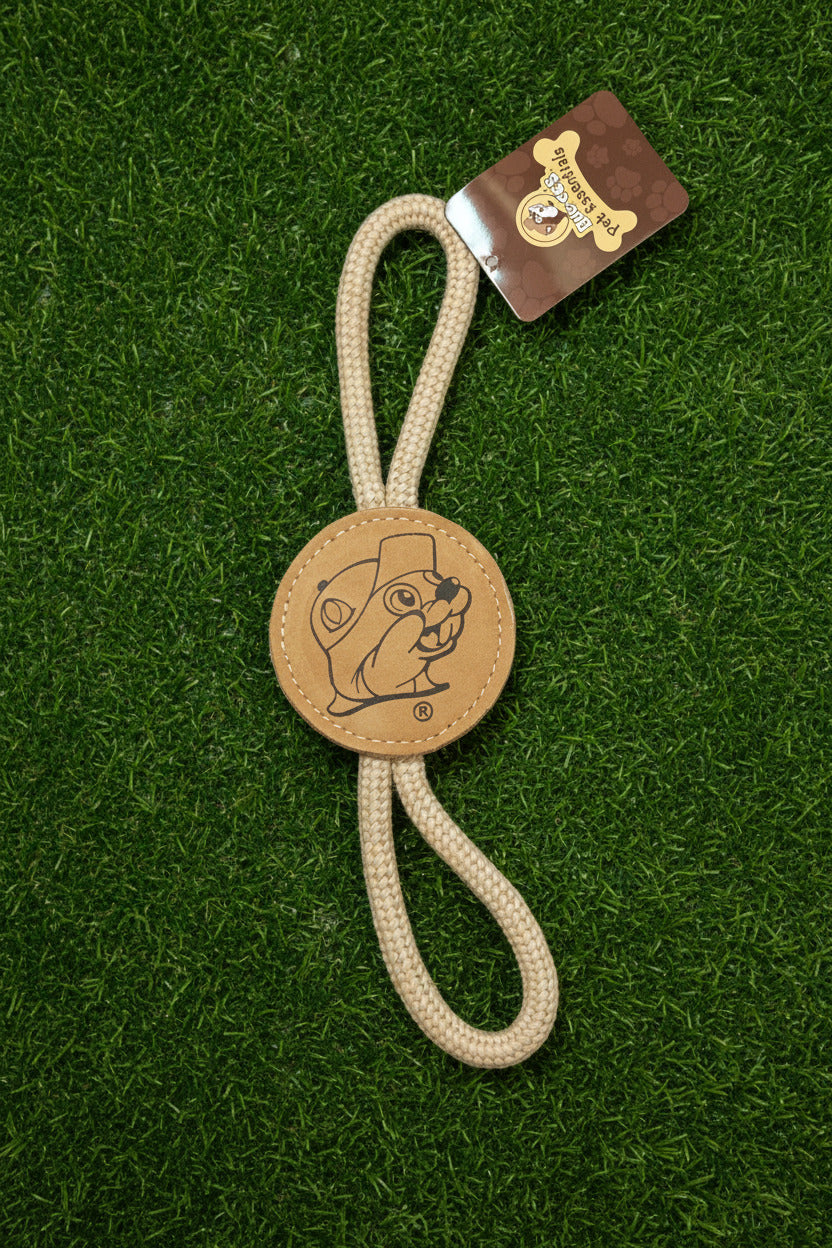 Buc-ee's Natural Disc Dog Toy Fox Snax