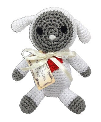 Knit Knacks Organic Cotton Pet & Dog Toys, "Easter Group" (Choose from: Choco Bunny, Foo Foo Bunny, Baby Duck, 2 Different Lambs, or Goat) As You Wish Apparel