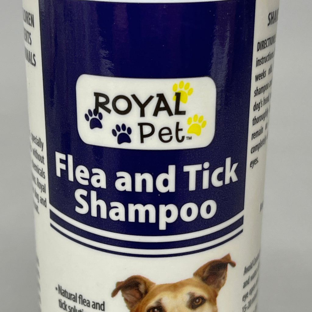 Z@ ROYAL PET Natural Flea & Tick Shampoo for Dogs USA 8 fl oz