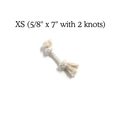 Boba & Vespa 100% Organic Cotton Rope Dog Toy - 5 Sizes